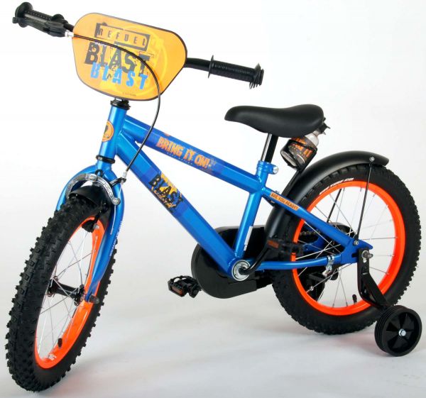 NERF Kinderfiets - Jongens - 16 inch - Satijn Blauw NERF Kinderfiets - Jongens - 16 inch - Satijn Blauw