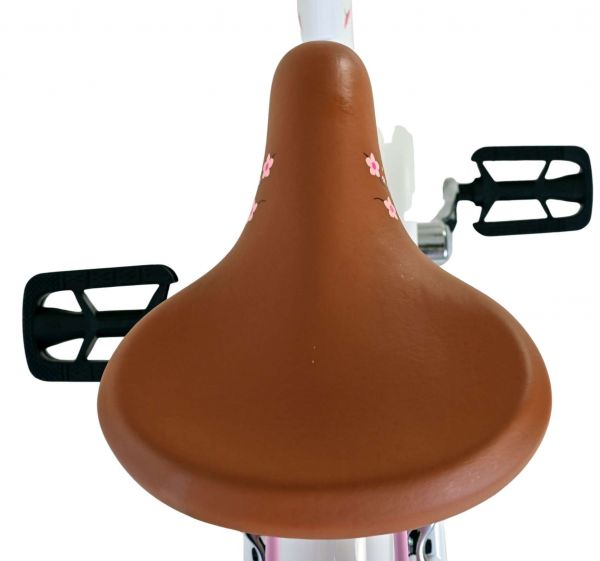 Volare Blossom Kinderfiets - Meisjes - 20 inch - Wit - Twee handremmen