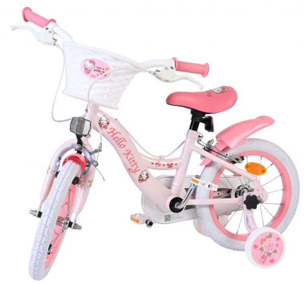 Hello Kitty Kinderfiets - Meisjes - 14 inch - Roze - Twee handremmen