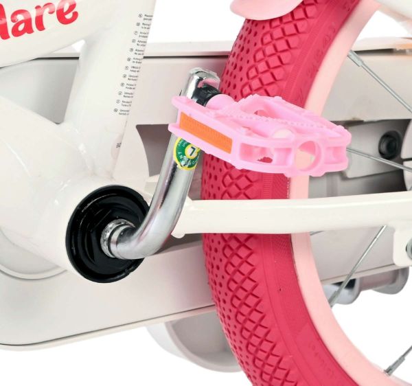 Volare Unicorn Kinderfiets - Meisjes - 14 inch - Wit