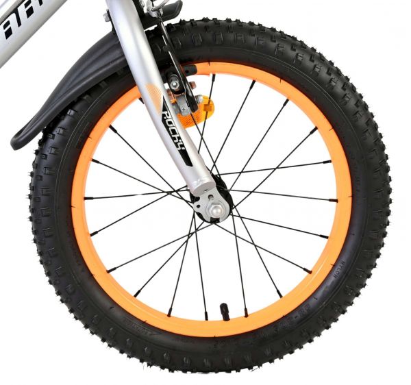 Volare Rocky Kinderfiets - Jongens - 16 inch - Grijs