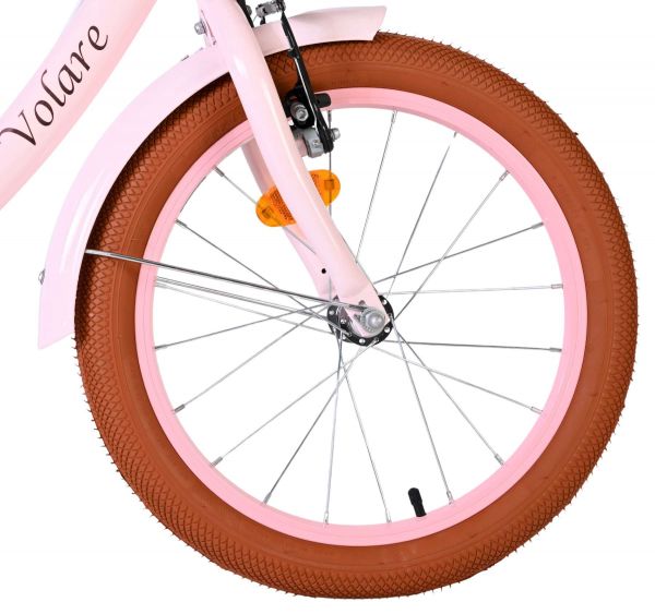 Volare Ashley Kinderfiets - Meisjes - 18 inch - Roze - Twee handremmen