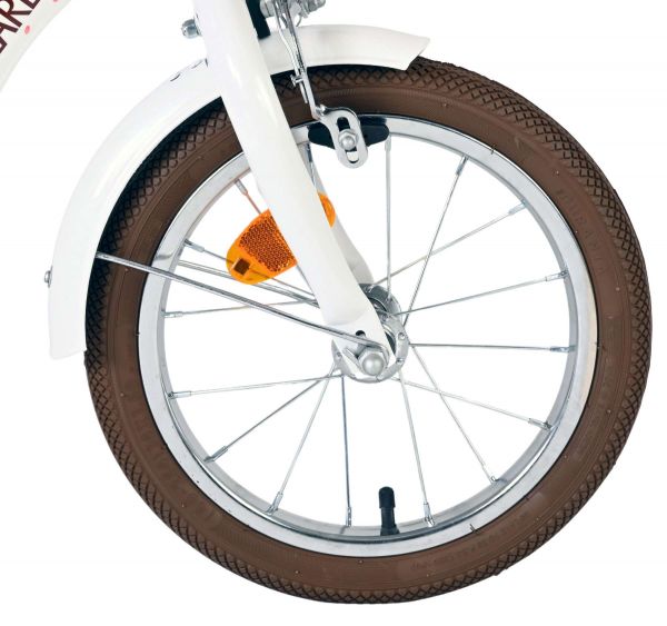 Volare Blossom Kinderfiets - Meisjes - 14 inch - Wit