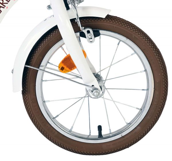 Volare Blossom Kinderfiets - Meisjes - 14 inch - Wit
