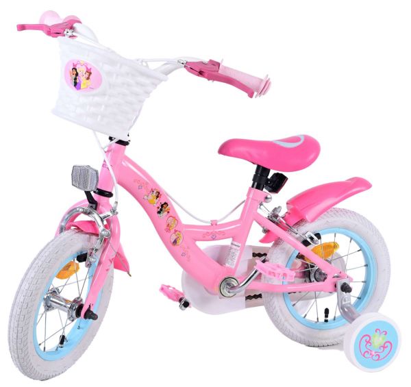 Magic Royals Kinderfiets - Meisjes - 12 inch - Roze - Twee Handremmen