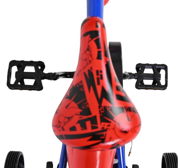Sonic Prime Kinderfiets - Jongens - 14 inch - Blauw Rood - Twee handremmen