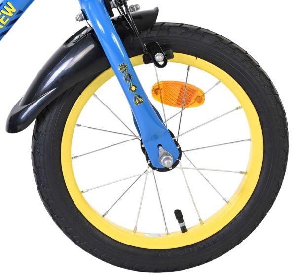 Paw Patrol -Rubble & Crew - Kinderfiets - Jongens - 14 inch - Blauw
