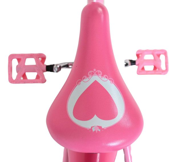Magic Royals Kinderfiets - Meisjes - 14 inch - Roze - Twee handremmen