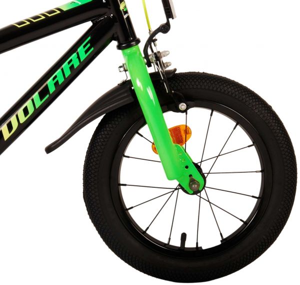Volare Super GT Kinderfiets - Jongens - 14 inch - Groen - Twee handremmen