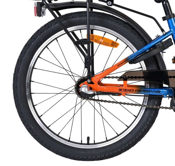 Volare Explorer Kinderfiets - Jongens - 20 inch - Blauw/Oranje - Nexus 3