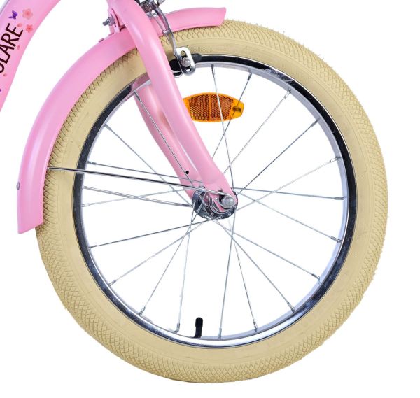 Volare Blossom Kinderfiets - Meisjes - 18 inch - Roze - Twee handremmen
