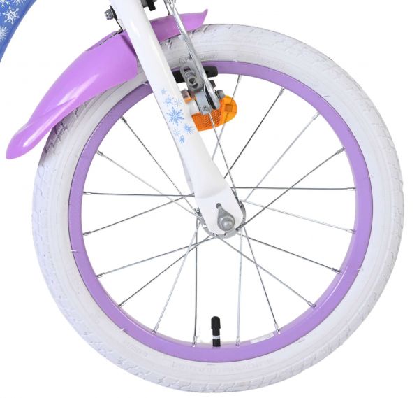 Disney Frozen 2 Kinderfiets - Meisjes - 16 inch - Blauw/Paars - Twee handremmen