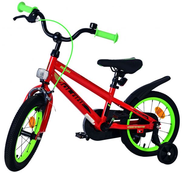 Volare Rocky Kinderfiets - Jongens - 14 inch - Rood Volare Rocky Kinderfiets - Jongens - 14 inch - Rood