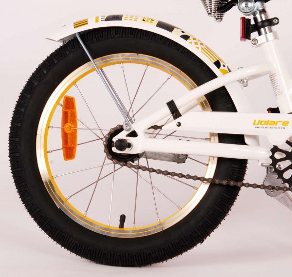 Volare Miracle Cruiser Kinderfiets - Meisjes - 16 inch - Wit - Prime Collection