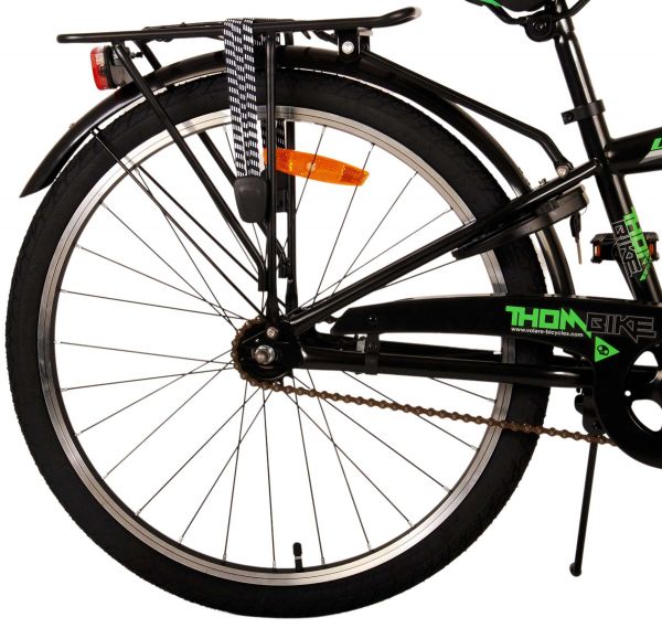 Volare Thombike Kinderfiets - Jongens - 24 inch - Zwart Groen