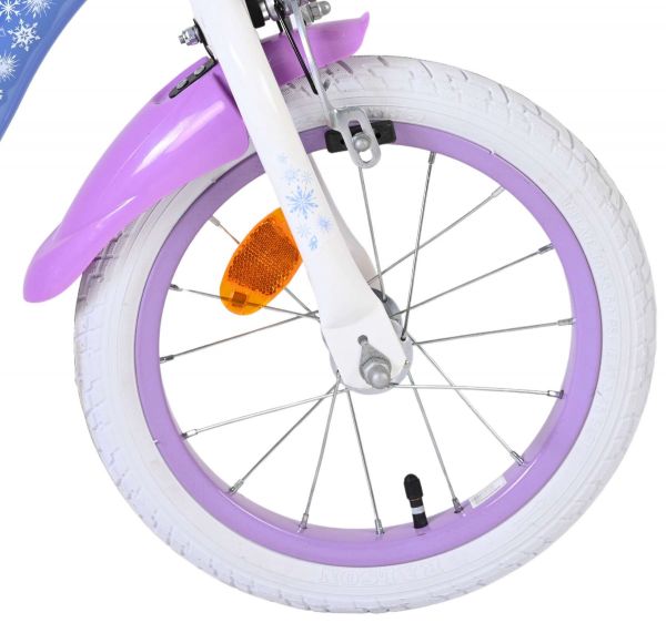 Disney Frozen 2 Kinderfiets - Meisjes - 14 inch - Blauw/Paars
