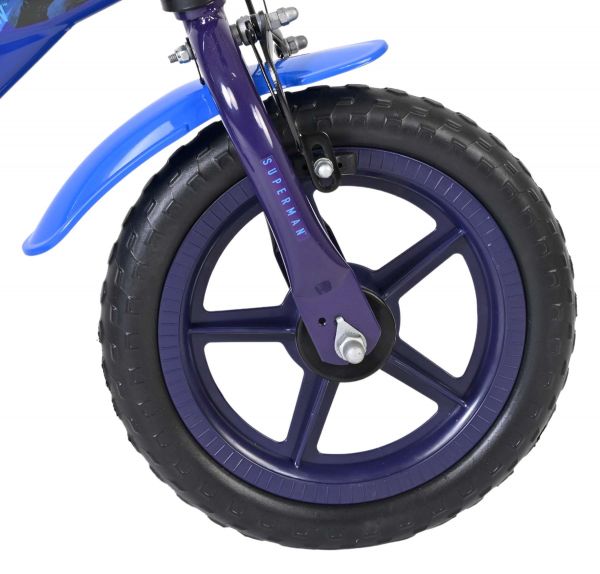 Superman Kinderfiets - Jongens - Mag Wheels - 12 inch - Blauw