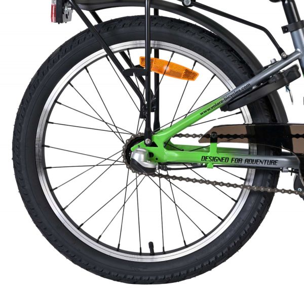 Volare Explorer Kinderfiets - Jongens - 20 inch - Donkergrijs - Nexus 3