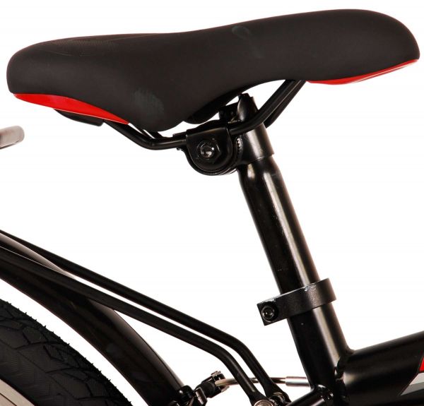 Volare Thombike Kinderfiets - Jongens - 24 inch - Zwart Rood - Twee handremmen