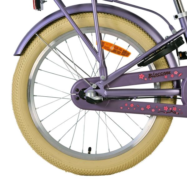 Volare Blossom Kinderfiets - Meisjes - 20 inch - Paars - Nexus 3