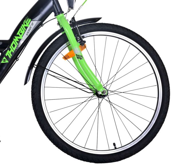 Volare Thombike Kinderfiets - Jongens - 24 inch - Groen Zwart - Shimano Nexus 3