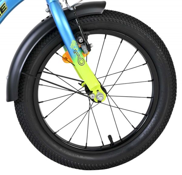 Volare Thombike Kinderfiets - Jongens - 16 inch - Blauw Geel