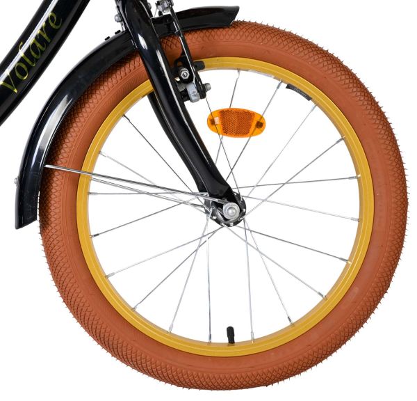 Volare Ashley Kinderfiets - Meisjes - 18 inch - Zwart