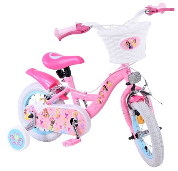 Magic Royals Kinderfiets - Meisjes - 12 inch - Roze - Twee Handremmen
