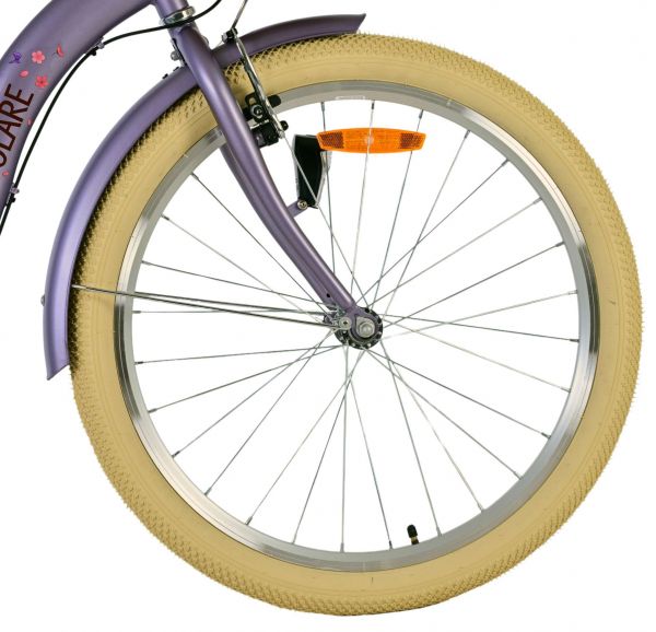 Volare Blossom Kinderfiets - Meisjes - 24 inch - Paars - 3 Versnellingen