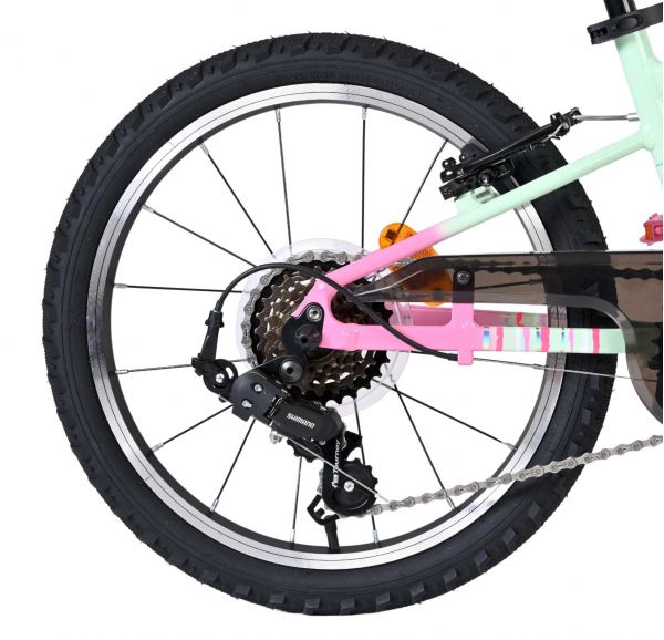 Volare Milano Kinderfiets - Meisjes - 18 inch - Mintgroen - 6 versnellingen
