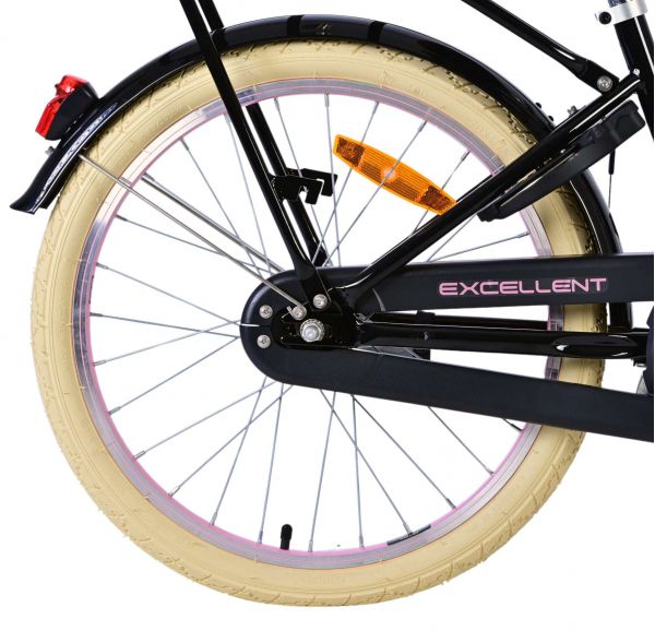 Volare Excellent Kinderfiets - Meisjes - 20 inch - Zwart