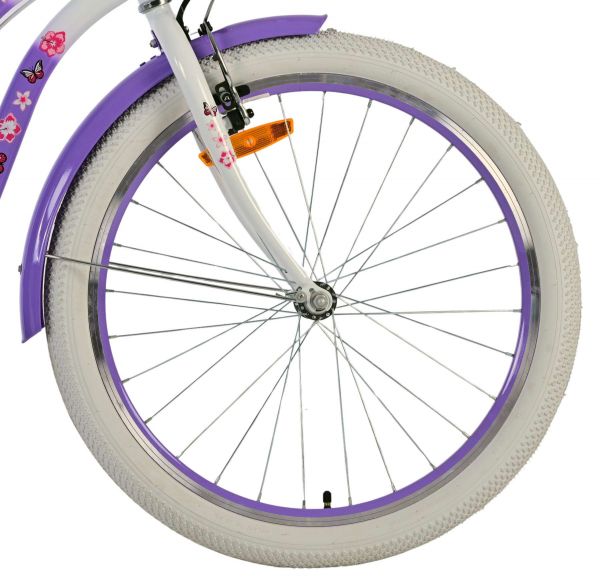Volare Lovely Kinderfiets - Meisjes - 24 inch - Paars - Twee handremmen