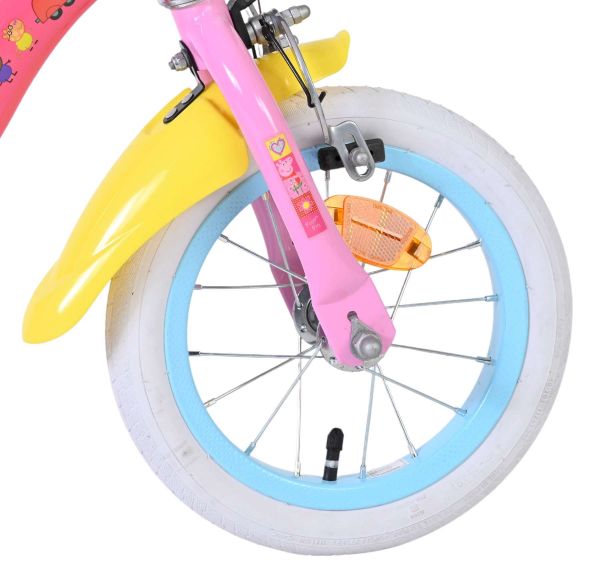 Peppa Pig Kinderfiets - Meisjes - 12 inch - Roze - Twee handremmen