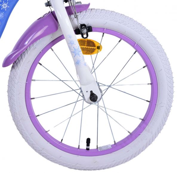 Disney Frozen 2 Kinderfiets - Meisjes - 16 inch - Blauw/Paars - Twee handremmen