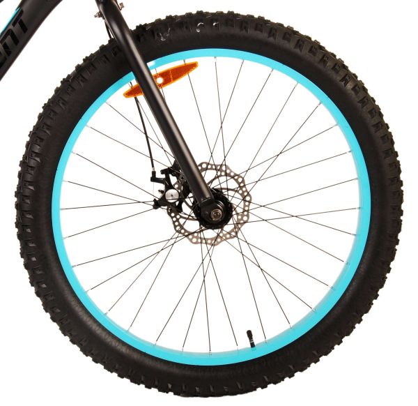 Volare Gradient Kinderfiets - Jongens - 26 inch - Zwart Blauw - 7 versnellingen