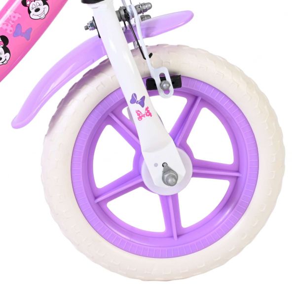 Disney Minnie Kinderfiets - Meisjes - Mag Wheels - 12 inch - Roze