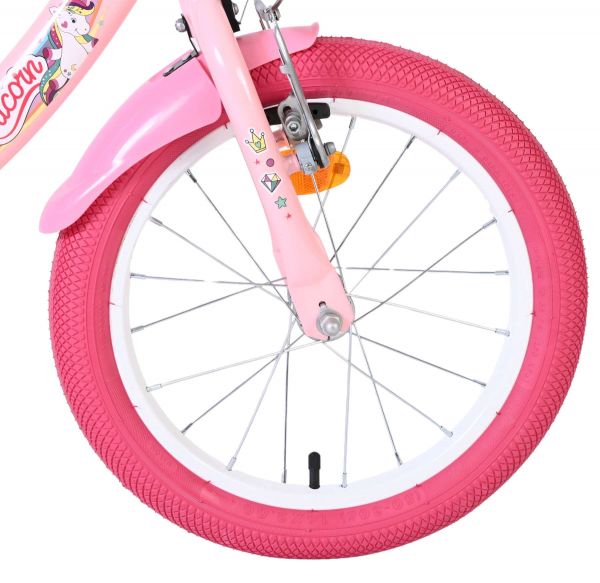 Volare Unicorn Kinderfiets - Meisjes - 16 inch - Roze