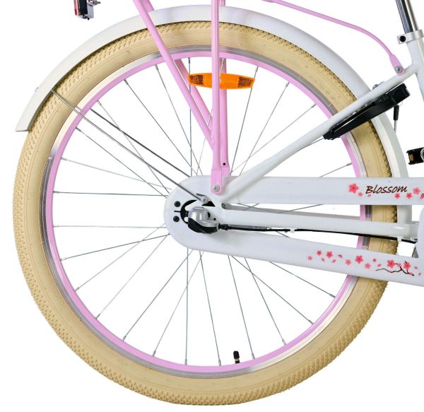 Volare Blossom Kinderfiets - Meisjes - 26 inch - Wit - Nexus 3 versnellingen