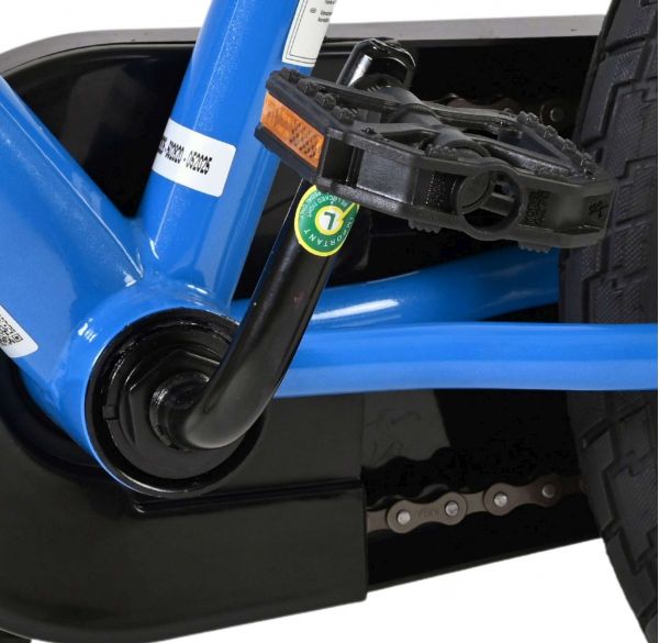 Rubble & Crew Kinderfiets - Jongens - 16 inch - Blauw - Twee handremmen