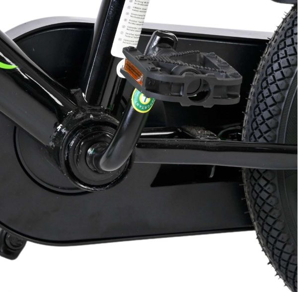 Volare Strike Kinderfiets - Jongens - 12 inch - Zwart Groen - Twee Handremmen