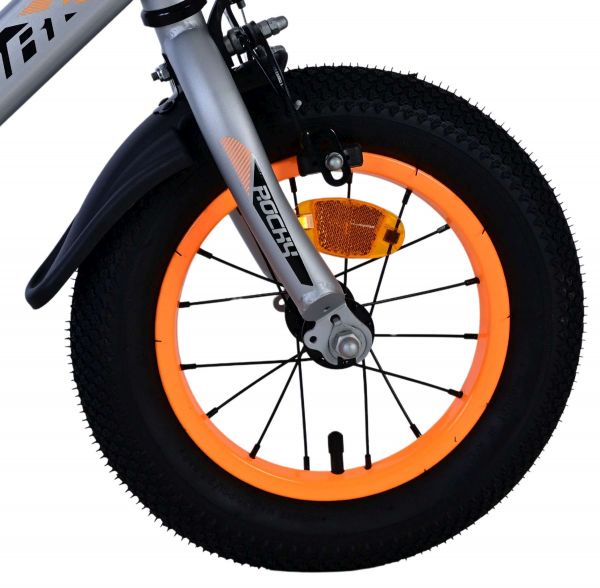 Volare Rocky Kinderfiets - Jongens - 12 inch - Grijs