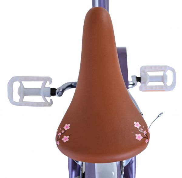 Volare Blossom Kinderfiets - Meisjes - 16 inch - Paars - Twee Handremmen