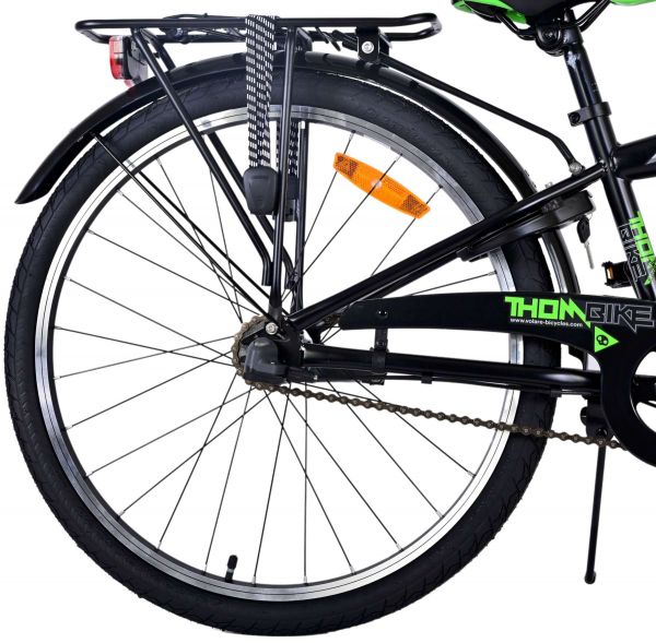 Volare Thombike Kinderfiets - Jongens - 24 inch - Groen Zwart - Shimano Nexus 3