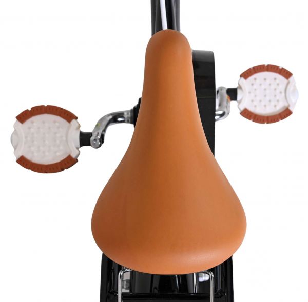 Volare Ashley Kinderfiets - Meisjes - 14 inch - Zwart - Twee Handremmen