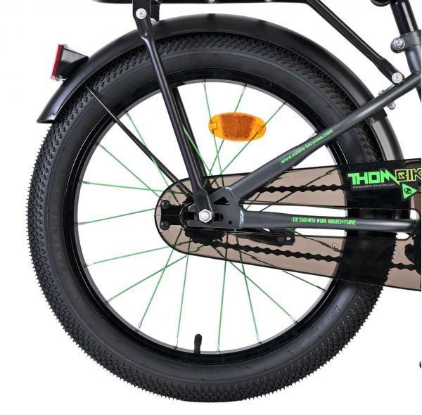 Volare Thombike Kinderfiets - Jongens - 18 inch - Groen Grijs