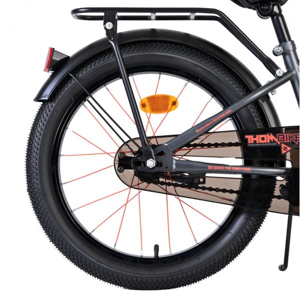 Volare Thombike Kinderfiets - Jongens - 18 inch - Oranje Grijs