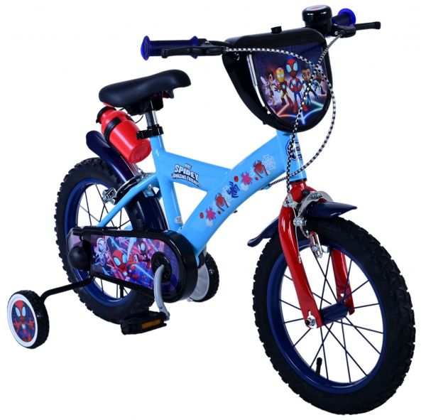 Spidey Kinderfiets - Jongens - 14 inch - Blauw