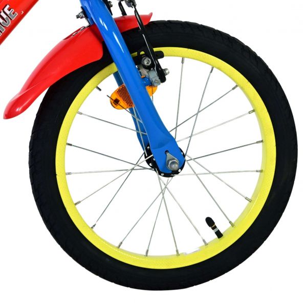 Paw Patrol Kinderfiets - Jongens - 16 inch - Rood - Twee handremmen