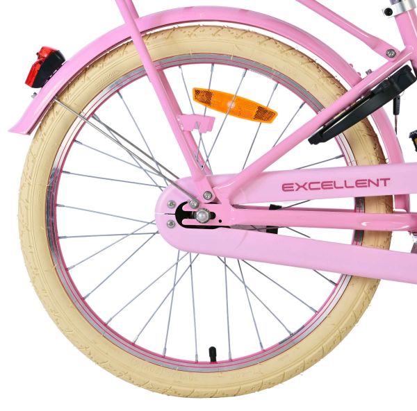 Volare Excellent Kinderfiets - Meisjes - 20 inch - Roze - Shimano Nexus 3