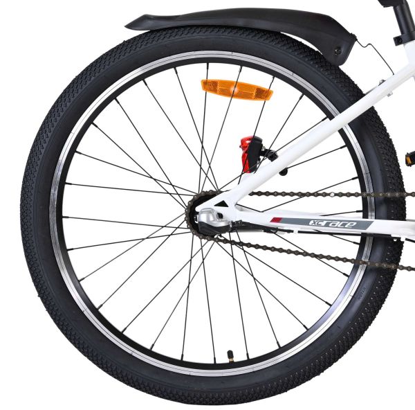 Volare XC Race Kinderfiets - 24 inch - Wit Roze - Shimano Nexus 3